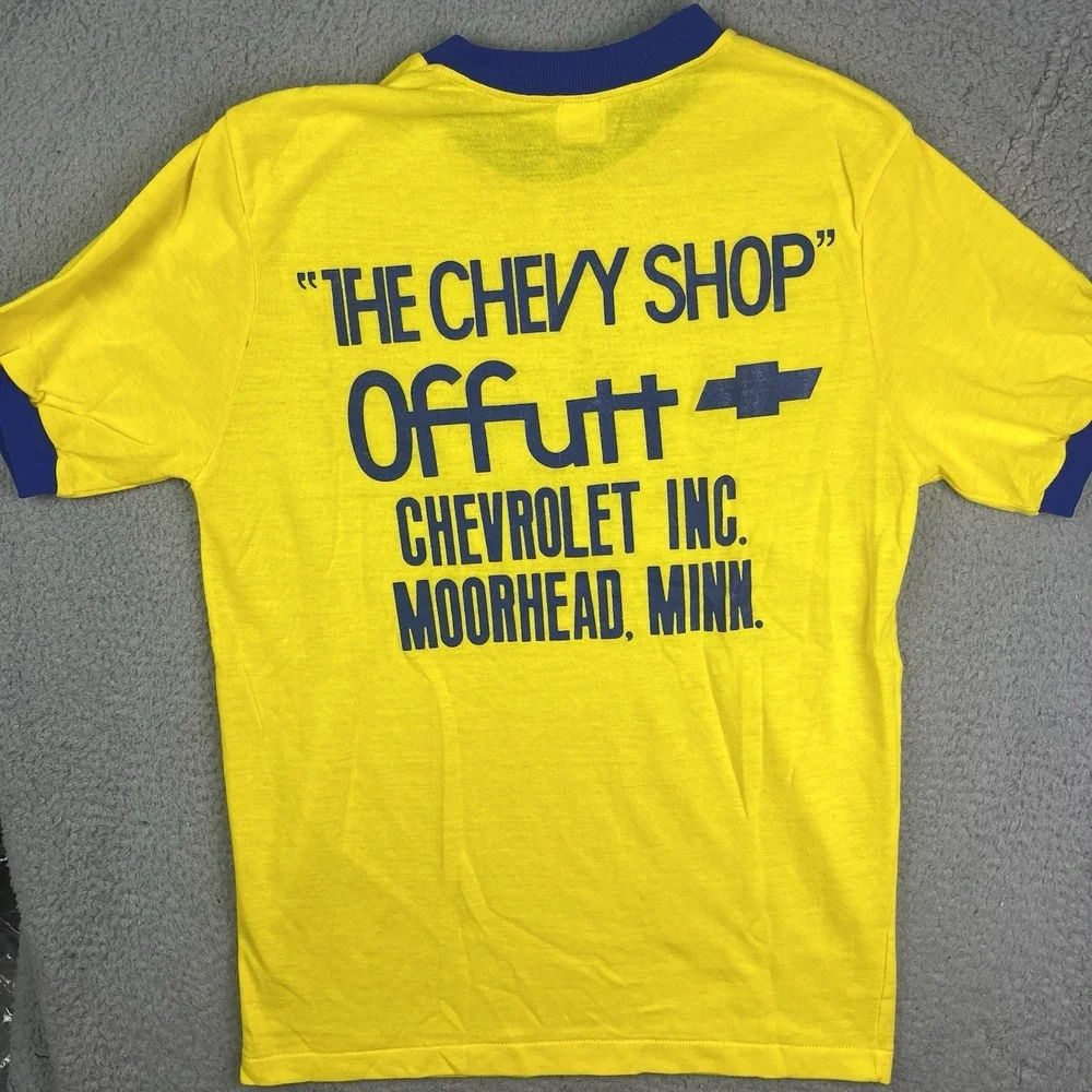 Vintage 1970s Red‎ River Valley Corvette Club Car T Shirt 